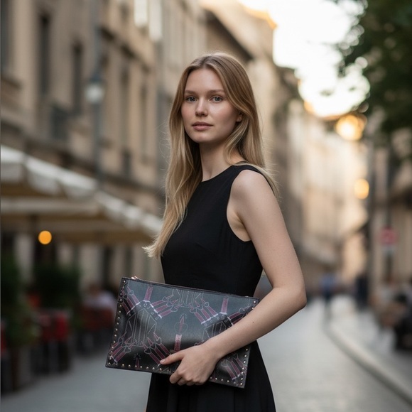 Valentino Garavani Rockstud Love Blade Clutch - Picture 7 of 7